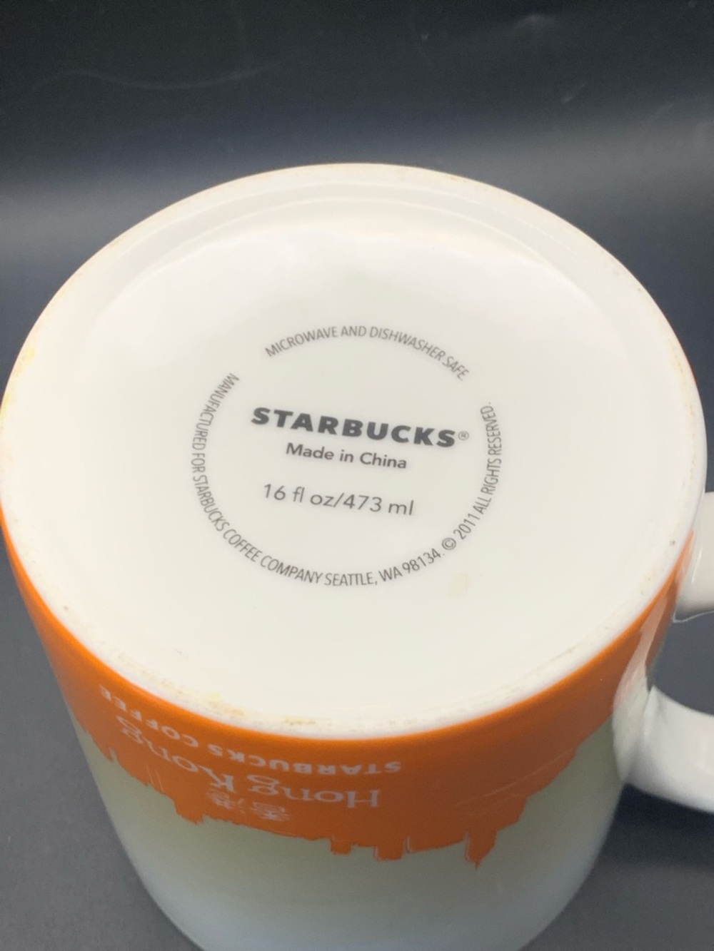 Vintage Starbucks 2011 Hong Kong Global Icon Collection Coffee Mug Cup - Picture 6 of 8